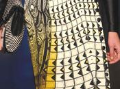 Stampe, patterns effetti superficie dalla settimana della moda milano