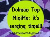 MiniMe Dolman top: serger sewing confezione tagliacuci