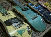 Guitars from skateboards