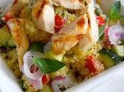 Insalata cous primaverile pollo capperi