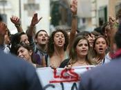 SETTE protesta studentesca media ostacolano