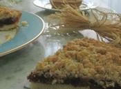 tarte-crumble confiture framboises, ovvero crostata-crumble alla confettura lamponi