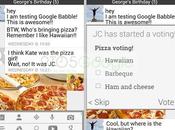 Nuove immagini suggeriscono alcune delle funzionalità Google Babble
