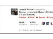 Barton attacca Neymar ‘Justin Bieber calcio’
