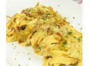 Ricette Pasqua: tagliatelle carciofi crema mascarpone