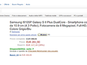 Samsung Galaxy Plus euro offerta Amazon Italia