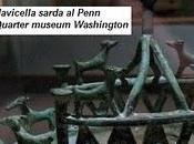 Bronzetti sardi: Scultura navicella nuragica esposta Museo Archeologico Washington