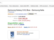 Samsung Galaxy nuovo euro Amazon Italia