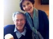 George Laura Bush nonni prima volta: foto Mila Twitter