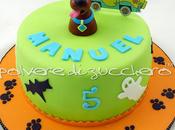 Torta Scooby-Doo pasta zucchero