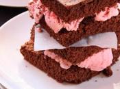 BROWNIES CACAO GELATO ALLA FRAGOLA YOGURT Dolcipensieri