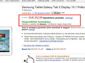 Samsung Tablet Galaxy Display 10.1 Pollici, Bianco, Italia promozione euro Amazon