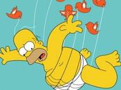 Homer Simpson versione “Fail Whale” Twitter
