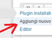 Miniguida WordPress Lezione Installare plug-in widget