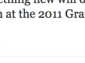 nuovo singolo notte Grammy?