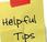 Helpful tips: consigli utili (almeno spero)