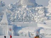 immagini sculture realizzate neve