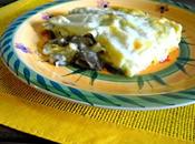 Lasagne funghi, melanzane scamorza