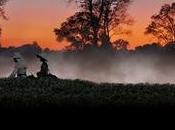 Sotto lente composizione fasce colori splendidi