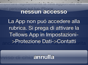 iPhone App: Accesso negato alla Rubrica