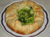 Torta salata sfiziosa cime rapa olive rosatelle
