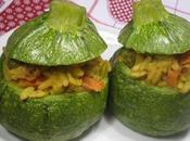 Zucchine? Sìììììì tonde ripieno riso curry