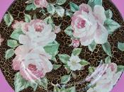 Rose Cioccolato, decoupage cracklè.