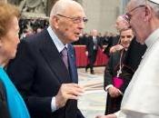 Giorgio Napolitano incontra papa Francesco