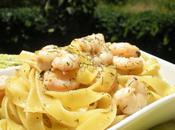 attimo tutti tavola…. Fettuccine Gamberi Aneto