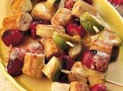 Spiedini frutta cocco.