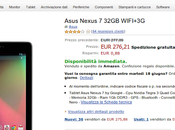 Asus Nexus 32GB WIFI+3G euro Amazon Italia