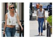 Diane Kruger wears Chloe blouse from SS13