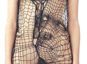 Meravigliosi innovativi patterns effetto "wireframe" nella collezione moda resort 2014 christopher kane