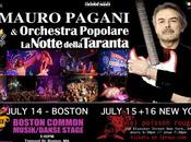 Mauro Pagani esporta negli Stati Uniti Notte della Taranta", luglio Boston 15-16 York