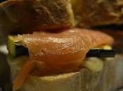 Afternoon panino salmone norvegese fonduta asiago affumicata