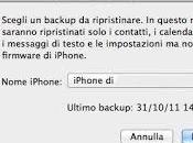 Ripristinare iPhone iTunes mantenendo Jailbreak dispositivo