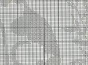 Schemi filet: Copertina culla gattino