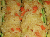 Zucchine ripiene riso carote