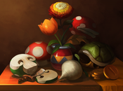 natura morta stile Super Mario