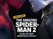 Spider-Man Electro faccia cover Entertainment Weekly