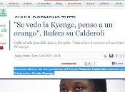 Calderoli, Kyenge l'orango