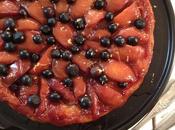 Tarte tatin pesche mirtilli