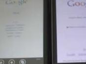 Confronto Browser: Windows Phone Android Techonlino.com Optimus Desire)