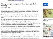 fondazione Gates finanzia studio trasformare zanzare 'siringhe volanti' somministrare vaccini