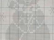 Schemi filet: Quadro Omino Neve