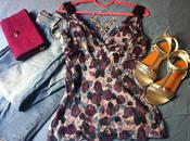 Outfit casual flowers