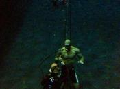 Dave Bautista Drax Distruttore nella prima immagine Guardians Galaxy