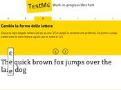 Test font interattivo dislessici