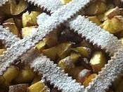 Crostata alle pesche farina integrale all'arancia