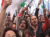 Manifestazione pro-Berlusconi davanti Palazzo Grazioli